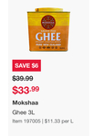 Mokshaa Ghee 3L for $33.99 @ Costco (Membership Required)