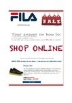 'FILA Boxing Day SALE! 70% off All Stock and More! ' as Per Fila (26th Start, Dunno How Long)