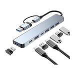 7-in-2 USB C 3.0 Hub with USB Adapter $9.99 + Delivery ($0 with Prime/ $59 Spend) @  Autbye Amazon AU