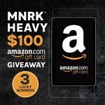 Win 1 of 3 US$100 Amazon Gift Cards from Mnrk Heavy