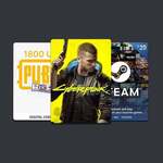 Win a Key for Cyberpunk 2077 on GOG, a $20 USD Steam Gift Card, or a PUBG Mobile 1800 UC Gift Card from Premium CD Keys