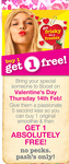 Boost Juice Valentine's Day BOGOF Deal - Kiss Your Special Someone for 5 Secs!