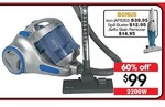 Airflo Vacuum Cleaner + Stick Vac +BONUS Iron, Spill Buster & Airflo Stain Remover $99 @ HS