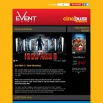 Event Cinemas - See Any Movie on Anzac Day and Get a Voucher for $9 Movie on Friday (Excludes Iron Man 3)