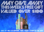 $100 Worth of Prestige Cosmetics Products every week this month