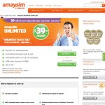 Amaysim UNLIMITED 50% off First Month ($19.95) Ends 31 Aug