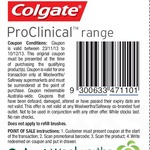 Colgate ProClinical Toothbrushes 50% off at Woolworths with Coupon (in Sydney Telegraph)