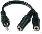 3.5mm Stereo Splitter Cable Male to Dual Female $1.38 Delivered Meritline