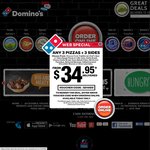 Domino's Pizza - Any Pizza (Excluding Surcharges) $7.00 Pickup - Online Only / Today Only 30/5/14