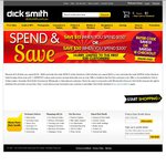 $15 OFF $150 Spent/ $30 off $300 Spend for First 500 at DickSmith
