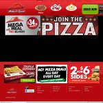 Pizza Hut: $4.95 Pizzas Everyday, Prices Capped at $8.50, and No Chicken Surcharge