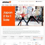 Jetstar 2 for 1 Japan Sale, Gold Coast -> Tokyo Return from $926 (2 people)