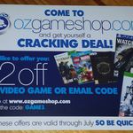 $2 off Any Game or Email Code @ OzGameShop
