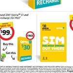 Buy an Optus Prepaid Sony Xperia E1 $99 and get an Optus $30 recharge for FREE at Coles 