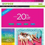 Crocs Australia 20% off Site Wide + Free Shipping on $50+ Orders