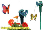 Dual Power (Solar or Battery) Wobble Butterfly - $0 + $6.98 Shipping @ Ozstock