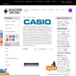Free Shipping on All Casio Digital Piano/Keyboard & Accessories @ Magpie Music