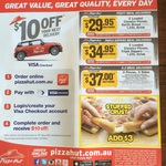 $10 off Pizza Hut Delivery Using Visa Checkout - Eg. 3 Pizzas and 3 Sides $27 Delivered