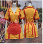 Broke Girls Front Zipper Servant Girl Cosplay Costume Dress AU $33.59 Shipped @ Highqualitybuy