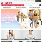 Cotton On Buy 2 Get 1 Free Women & Men, 20% off Selected Rubi Typo Sale Items (+ Shipping)