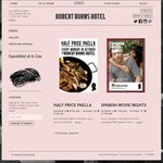 Robert Burns Hotel Half Price Paellas / Spanish Movie Screening and Free Pintxos - VIC