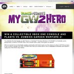 Win a Limited Edition Plants Vs. Zombies (PVZ) Xbox One Console Pack or 1 of 5 Copies of PVZ GW2 from EA