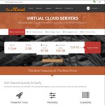 On a Cloud - Virtual Cloud Servers (VPS) - Now with Double Disk & Data Til End of December