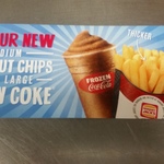 Hungry Jack's Medium Fries & Large Frozen Drink: $2.95
