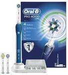 Oral-B Pro 4000, £39.99 + £14.50 Shipping (~ $80AUD) @ Amazon UK