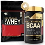 Optimum Nutrition 100% Gold Standard Whey Protein 10lb + Gold Standard BCAA $135.15 @ Global Supplements eBay