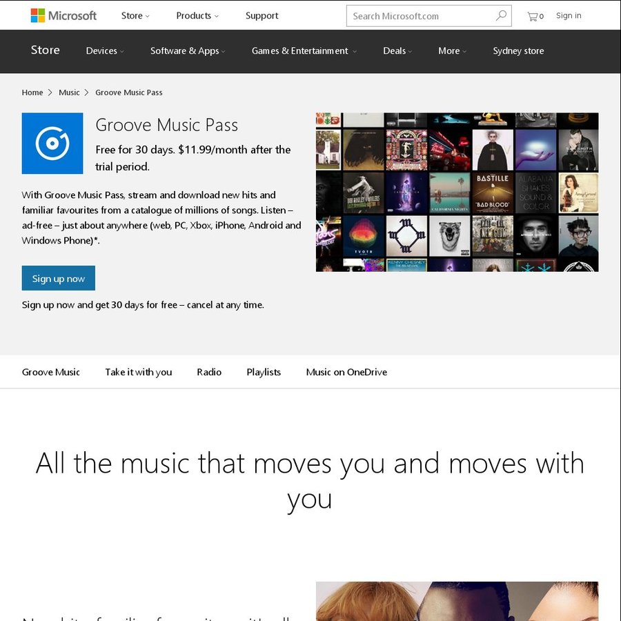 4 Months Free Microsoft Groove Music Pass For New Premium Subscriber Only Ozbargain