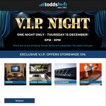 Up to 80% off Tonight Only in-store at Todds Hifi (Brisbane)