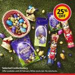 25% off Easter Chocolate Eggs and Bunnies @ Coles