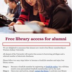 Free Lifetime Library Access for Western Sydney University Alumni (NSW)