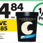 ½ Price Connoisseur Ice Cream Tubs 1L $4.84 @ Woolworths (Starts 22/3)