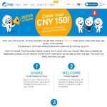 CNY 150 ($29.55AUD) off Bookings (Min Booking CNY 2000/2500) at Ctrip (Refer a Friend)
