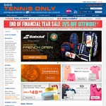 25% off Sitewide @ Tennis Only