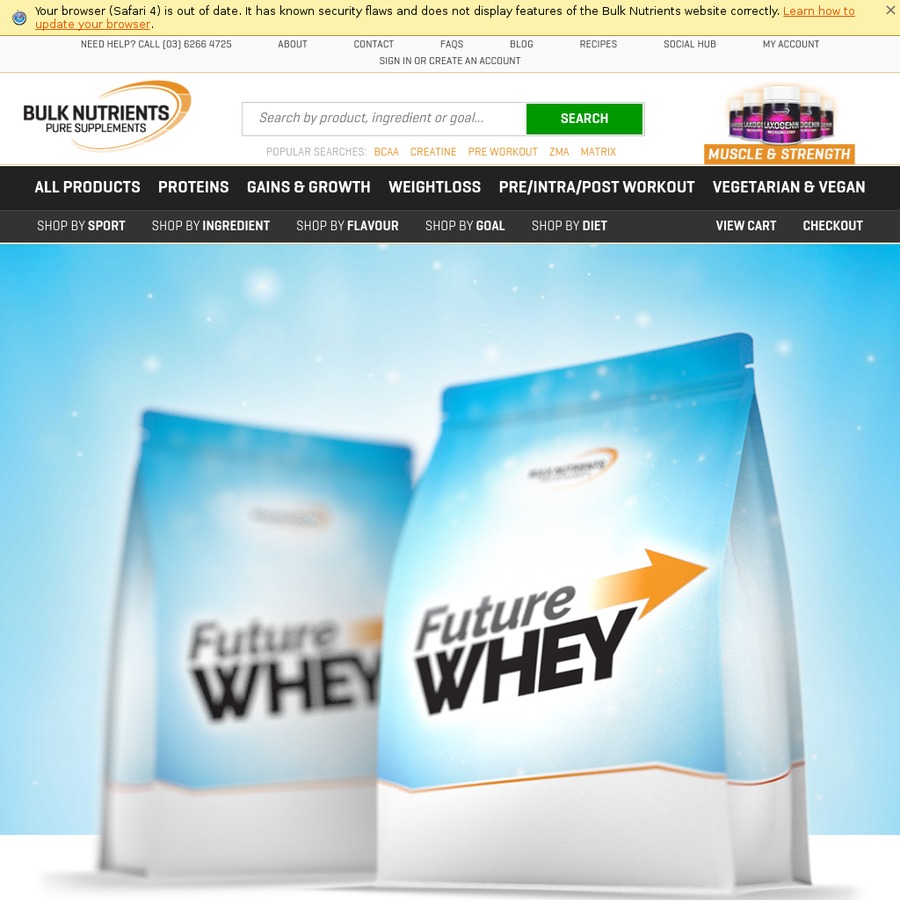 Bulk Nutrients Future Whey Review