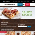 Traditional Pizzas - $6.95, Premium Pizzas - $9.95 @ Domino's (Pick up - Selected Stores) Lunch Special?