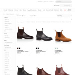 RM Williams Craftsman/Sydney Boots $436, Adelaide Boots $396 (20% off) @ David Jones