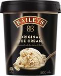 1/2 Price Baileys Ice Cream 500ml Tub $4.00 @ Woolworths