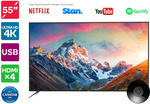 Kogan 55" 4K LED TV (Series KU8000) + Google Chromecast - $439 + Delivery