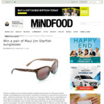 Win a Pair of Maui Jim Starfish Sunglasses Worth $299 from MiNDFOOD