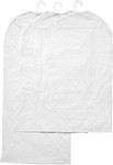 IKEA PLURING Clothes Cover, Set of 3, Transparent White $4 down from $10