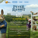 Win 1 of 2 Family Holidays in Tasmania Worth $5,000 or 1 of 125 Peter Rabbit Movie/Merch Prizes from Pace Farm [Purchase Eggs]