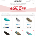 60% off Selected Styles + Free Shipping @ Crocs
