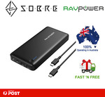 RavPower 26800PD Battery Bank - $86.35 and Free Delivery @ SOBRE Smart Living on eBay