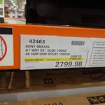 Sony A1 OLED 55" $2,799 @ Costco Melbourne (Membership Required $60 P.a)