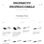 3 Pack of Profanity Pens for $19.99, 5 Pack $29.99 with Free Shipping @ Profanity Professionals