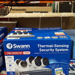 Swann 8 Channel Security System 1080p DVR-1TB, 2x Dome, 4x Bullet 1080p Thermal Cameras $409.97 @ Costco (Membership Required)